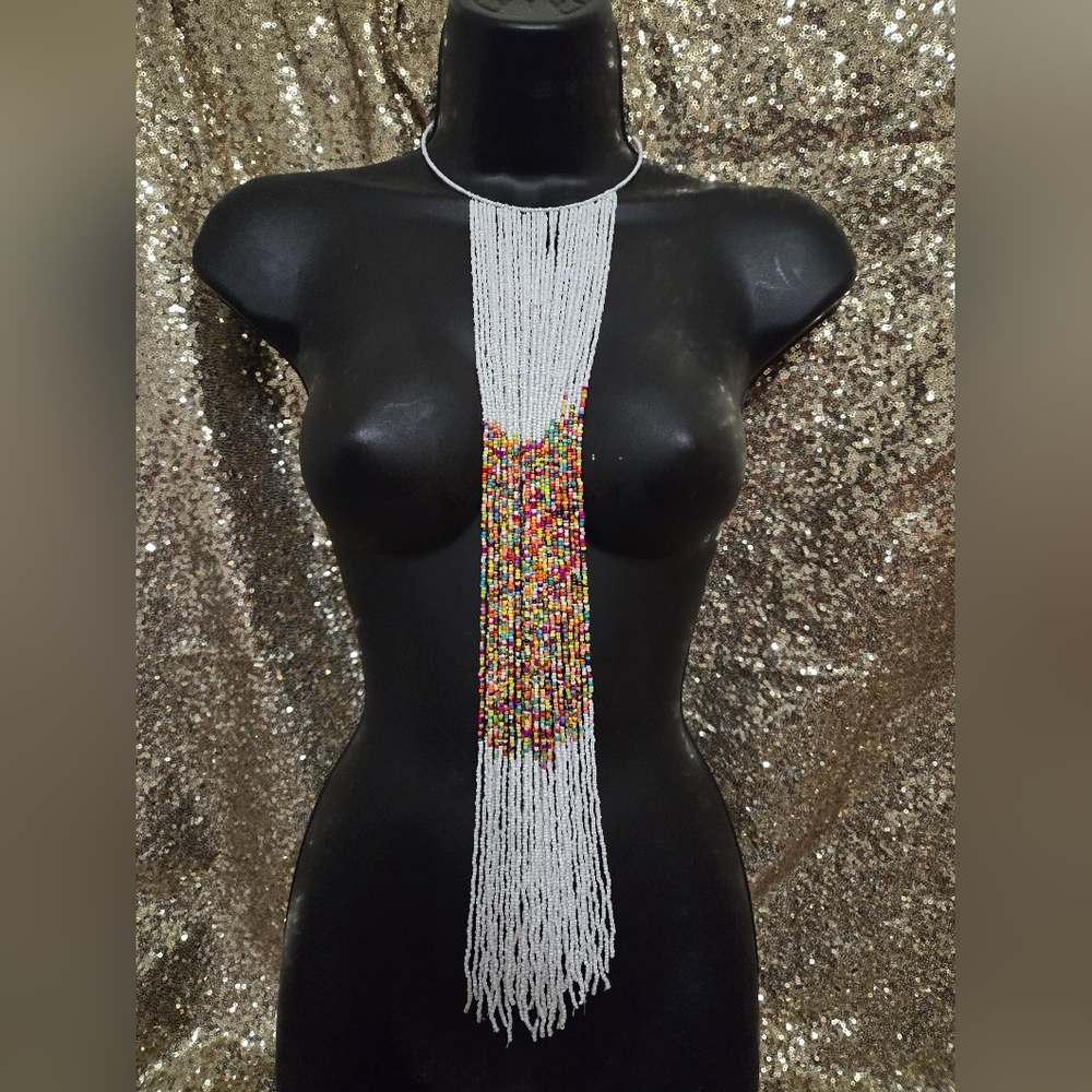 Beaded Statement Necklace